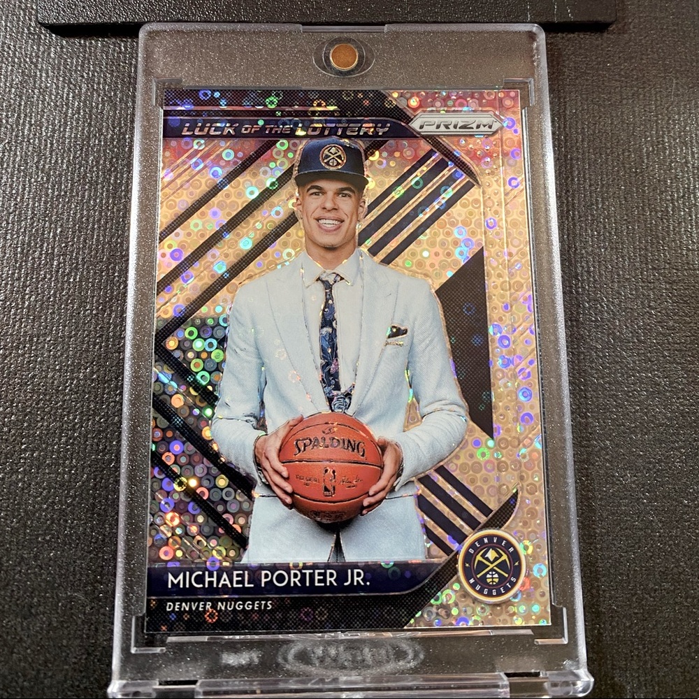 Micheal porter Jr rookie card . Prizm disco !